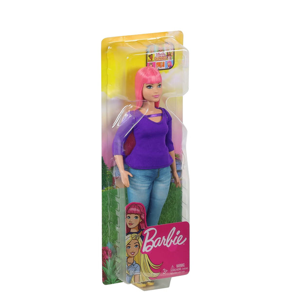 Barbie DREAMHOUSE Adventures Daisy CURVY Doll with Travel 887961683790