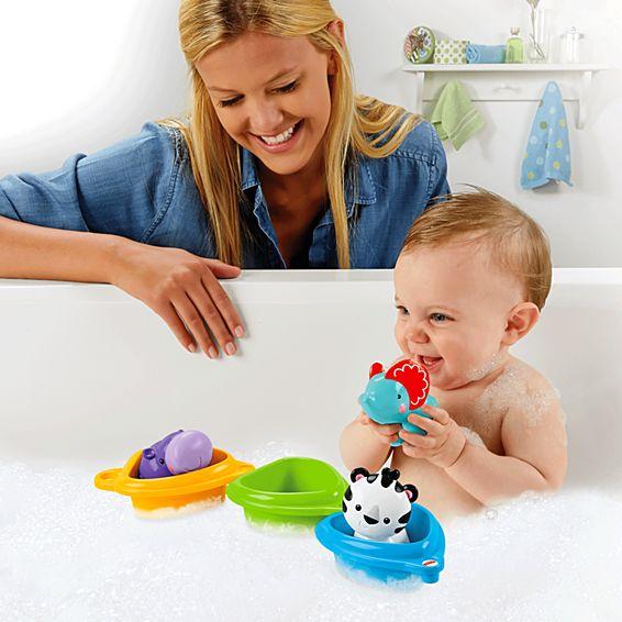 fisher price scoop n link bath boats