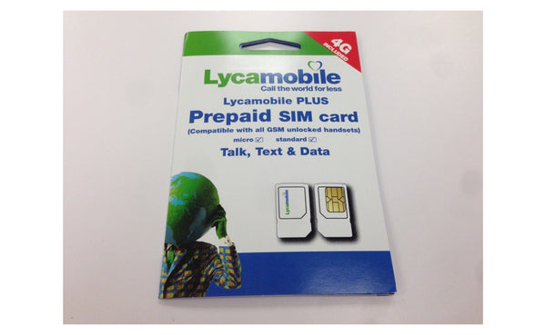 Lycamobile Plus USA Prepaid Sim Card