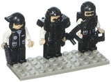 Bundle of 2 |Brictek Mini-Figurines (3 pcs SWAT Police & 3 pcs Astronaut Space Sets)