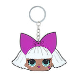 Bundle of 2 |L.O.L. Surprise! Party Favors - (Bendable Rubber Keychains & Sequin Keychains)