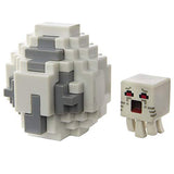 Bundle of 2 - Minecraft Spawn Egg Mini Figure |Green Creeper + Gray Ghast