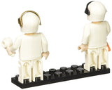 Bundle of 2 |Brictek Mini-Figurines (2 pcs Astronaut Space & 3 pcs Castle Sets)