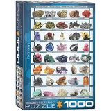 Bundle of 2 |EuroGraphics Minerals of The World 1000-Piece Puzzle + Smart Puzzle Glue Sheets