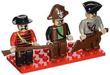 Bundle of 2 |Brictek Mini-Figurines (2 pcs Racing & 3 pcs Pirate Sets)