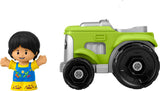 Fisher-Price Little People Toddler Toy Tractor and Farmer Character Figure for Preschool Play Ages 1+ Years