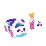 Polly Pocket Beach Fun Car Playset for Girls Ages 4 and Up