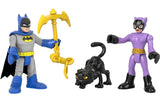 Fisher-Price Imaginext DC Super Friends Batman & Catwoman Figure Set for Preschool Kids Ages 3 to 8 Years