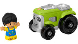 Fisher-Price Little People Toddler Toy Tractor and Farmer Character Figure for Preschool Play Ages 1+ Years