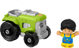 Fisher-Price Little People Toddler Toy Tractor and Farmer Character Figure for Preschool Play Ages 1+ Years