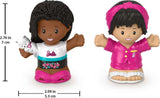 Fisher-Price Little People Barbie Toddler Toys Sleepover Figure Pack,2 Characters for Pretend Play Ages 18+ Months