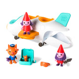 Sago Mini, Jinja’S Jet Plane, with Figures & Accessories, for Kids Ages 3 & Up