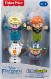 Fisher-Price Little People Toddler Toys Disney Frozen Elsa & Friends Figure Set with Anna Kristoff & Olaf for Ages 18+ Months