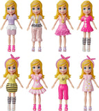 Polly Pocket Travel Toy with 3-Inch Doll and 18 Accessories, Puppy and Flower-Themed Fashion Pack