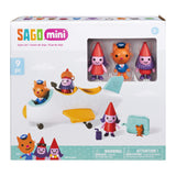 Sago Mini, Jinja’S Jet Plane, with Figures & Accessories, for Kids Ages 3 & Up