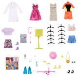 Barbie Dream Closet Playset with 30+ Clothes and Accessories Including 5 Outfits, Plus Mirror, Desk and Rotating Rack