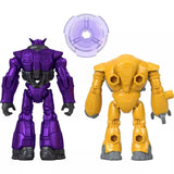 Bundle of 2 |Imaginext Disney Pixar Action Figure 2-Pack (Buzz Lightyear & Sox + Zurg & Zyclops)