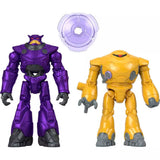 Bundle of 2 |Imaginext Disney Pixar Action Figure 2-Pack (Buzz Lightyear & Alisha Hawthorne + Zurg & Zyclops)