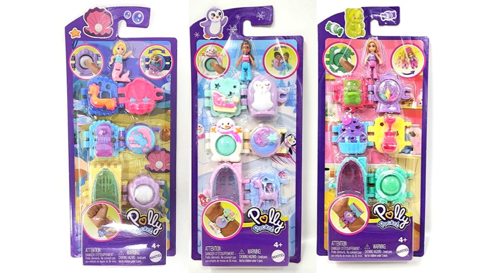 Bundle of 3 |Polly Pocket Bracelet Treasures (HKV70, HRJ80 & HRJ81)