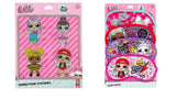 Bundle of 2 |L.O.L. Surprise! Party Favors - (Rhinestone Sticker Set & Sleep Masks)