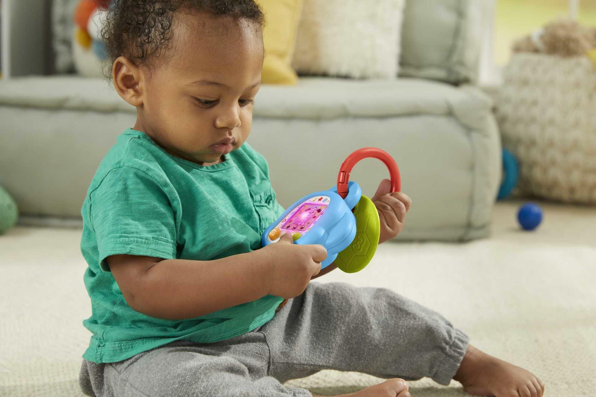 Fisher-Price Laugh & Learn Baby & Toddler Toy DigiPuppy Pretend Digital Pet  with Music & Lights for Ages 6+ Months