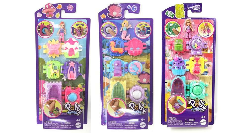 Bundle of 3 |Polly Pocket Bracelet Treasures (HKV69, HKV70 & HRJ81)