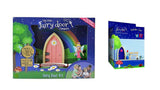 Bundles of 2 |Magical Irish Fairy Welcome Kit Pink Door & 4-Piece Garden Accessory Set |by The Irish Fairy Door Company