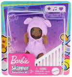 Bundle of 3 |Barbie Skipper Baby Dolls w/Removable Costume & Diaper (Pink-Colored Bunny, Purple-Colored Sheep & Yellow-colored Puppy Dog)