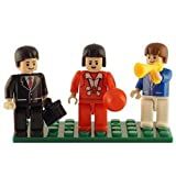 Bundle of 2 |Brictek Mini-Figurines (3 pcs Urban & 3 pcs Fire Bridgade Sets)