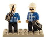 Brictek Building Construction Sets 2-in-1 Police Hawk + Free 2pcs Police Figurine Set