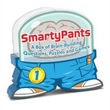 Melissa & Doug Smarty Pants 1st Grade Flash Card Set - 120 Educational, Brain - Building Questions, Puzzles, and Games