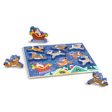 Melissa & Doug Santa's Sleigh Chunky Puzzle