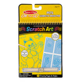 Melissa & Doug On the Go Scratch Art - Pets Learn-to-Draw Activity Pad With Stylus