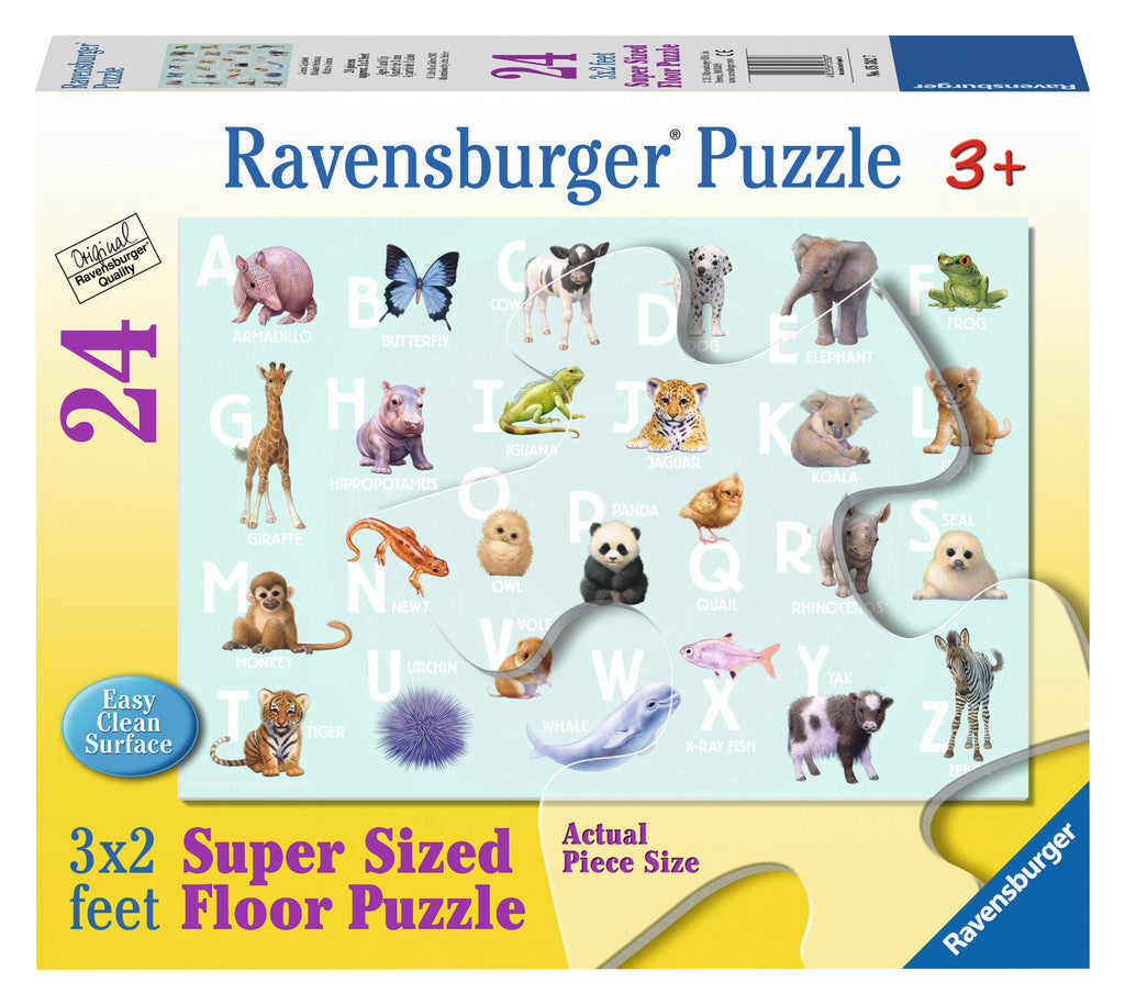 Ravensburger Children's Puzzles 24 pc Super Sized Floor Puzzles - Animal Alphabet 5382