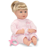 Melissa & Doug Mine to Love Natalie 12-Inch Soft Body Baby Doll With Hair and Outfit