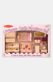 Melissa & Doug Princess Castle Wooden Dollhouse Furniture (12pc)