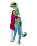 Melissa & Doug Jumbo T-Rex Dinosaur - Lifelike Stuffed Animal (over 4 feet tall)