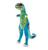 Melissa & Doug Jumbo T-Rex Dinosaur - Lifelike Stuffed Animal (over 4 feet tall)