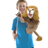 Melissa & Doug Rory the Lion Puppet With Detachable Wooden Rod for Animated Gestures