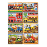 Vehicles and Construction Wood Puzzle 96pc