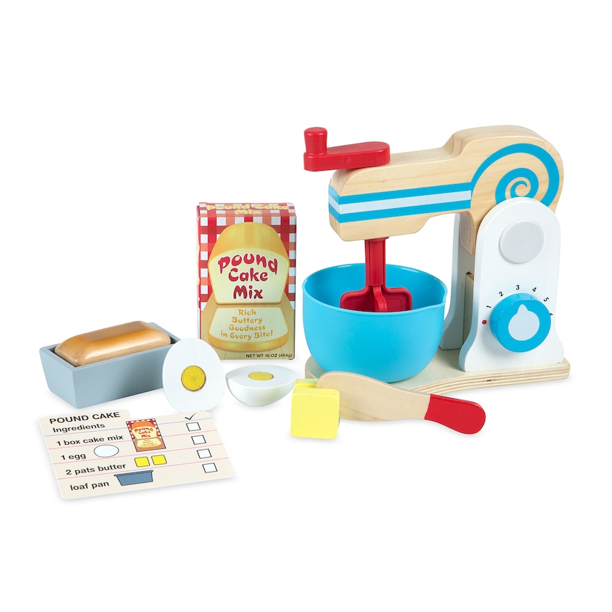 Wooden Make-A-Cake Mixer Set (Other)