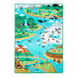 Melissa & Doug Jumbo Habitats Activity Rug, 58 x 79"