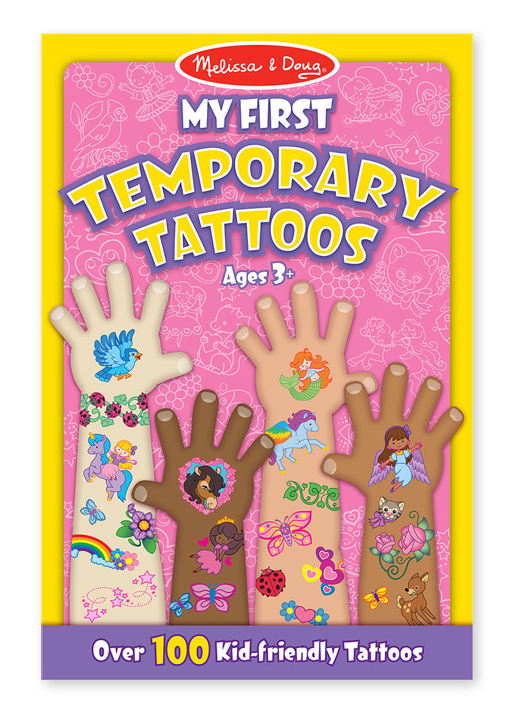 Melissa & Doug My First Temporary Tattoos - Pink 2946