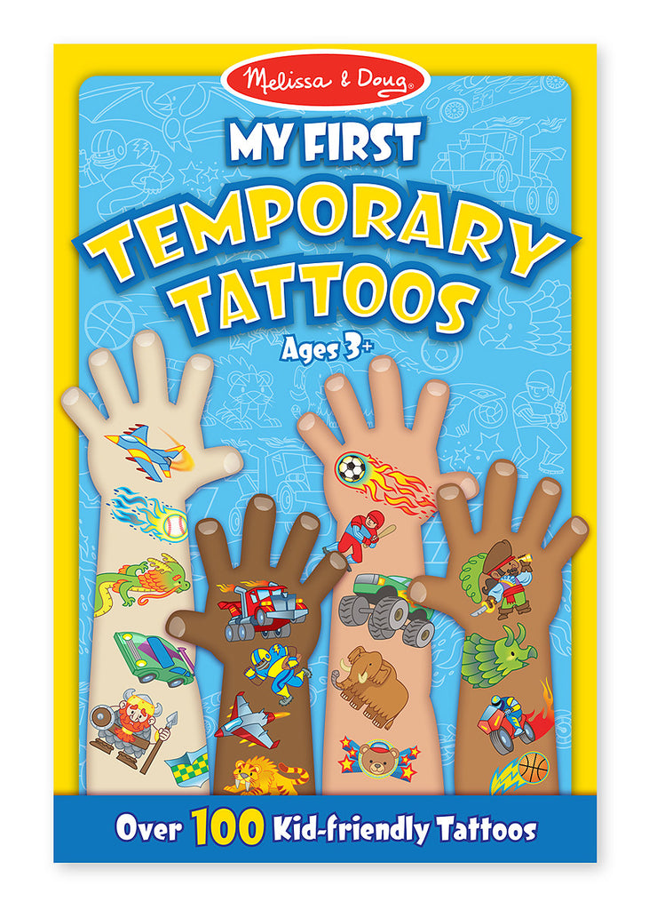 Melissa & Doug My First Temporary Tattoos - Blue 2947