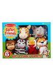 Toddler Melissa & Doug Safari Friends Set Of 6 Hand Puppets