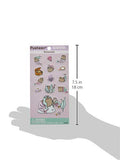 Enesco Gund Pusheen Meowmaids Mermaid Sticker Sheet, 14Piece, Multicolor