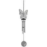 Woodstock Chimes FLBU The Original Guaranteed Musically Tuned Chime, 46x11x11 cm, Flourish - Butterfly