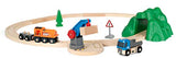 Brio Starter Lift&Load Set Wooden Toy Train, Multi