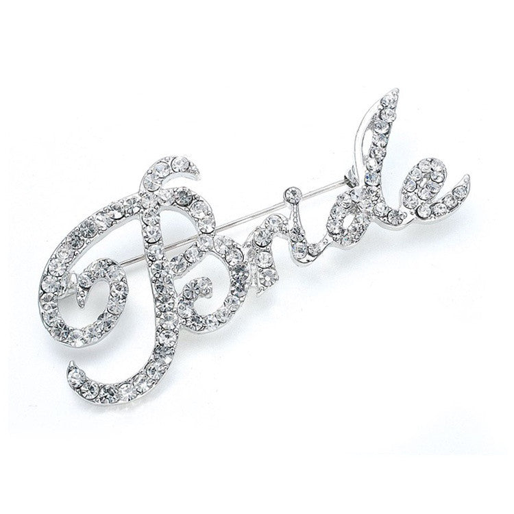 Crystal "Bride" Pin