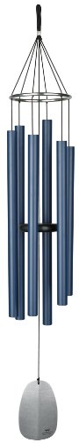 Woodstock Chimes BPLPB The Original Guaranteed Musically Tuned Chime Large Bells of Paradise, 44-Inch, Pacific Blue